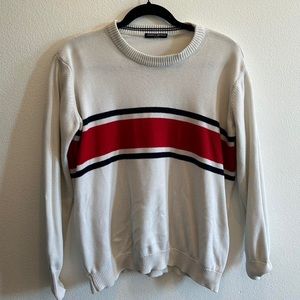 Brandy Melville, red/white/navy(or black) long sleeve sweater
